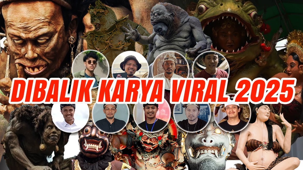 BANYAK YANG GAK TAHU, INILAH 9 TOKOH DIBALIK OGOH OGOH VIRAL TAHUN 2025