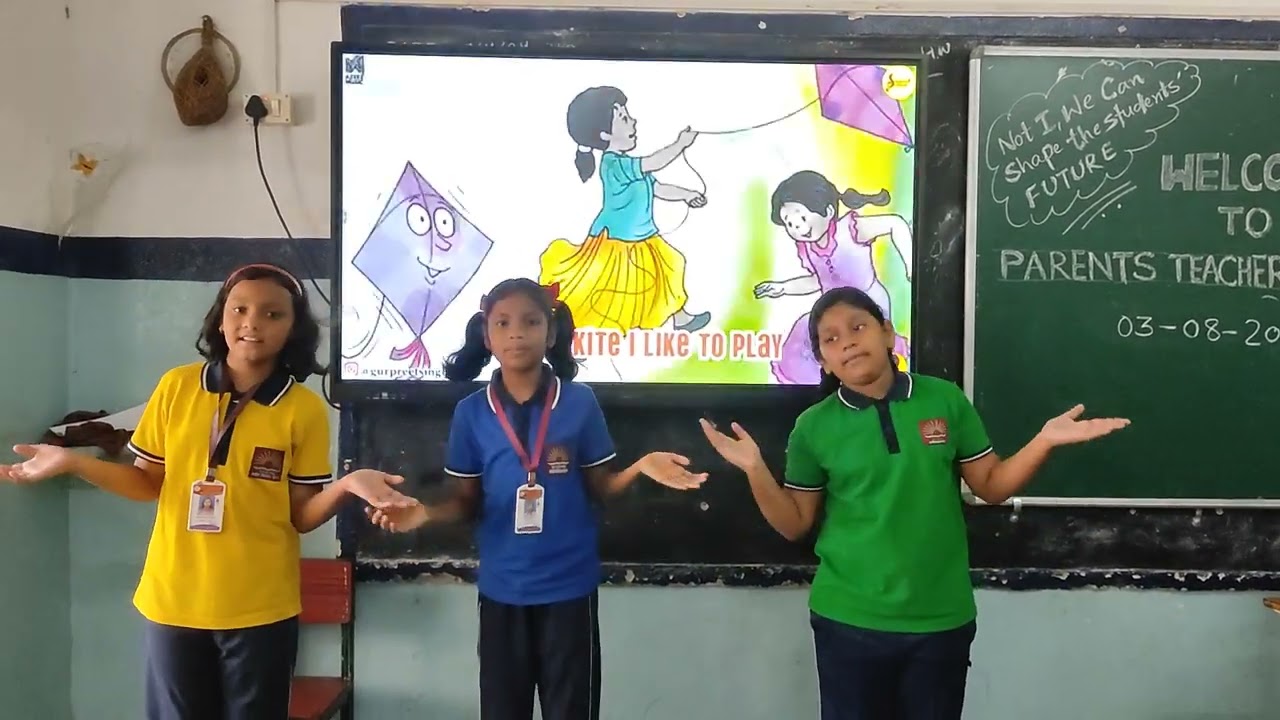 |OUT IN THE GARDEN||NEW ACTION SONG|#santoor  #class3 #actionsongsforkids #english #ncert