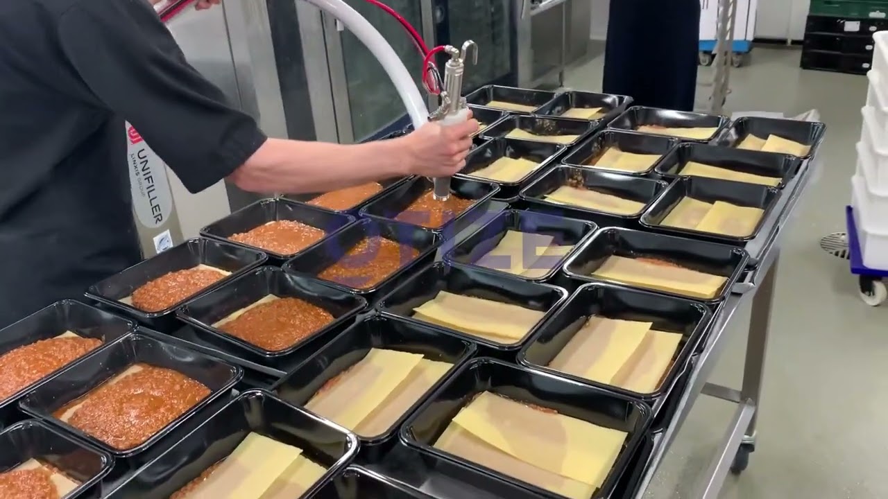 UNIFILLER SYSTEMS / Dosificadora ISPOT. Salsa boloñesa - Albóndigas