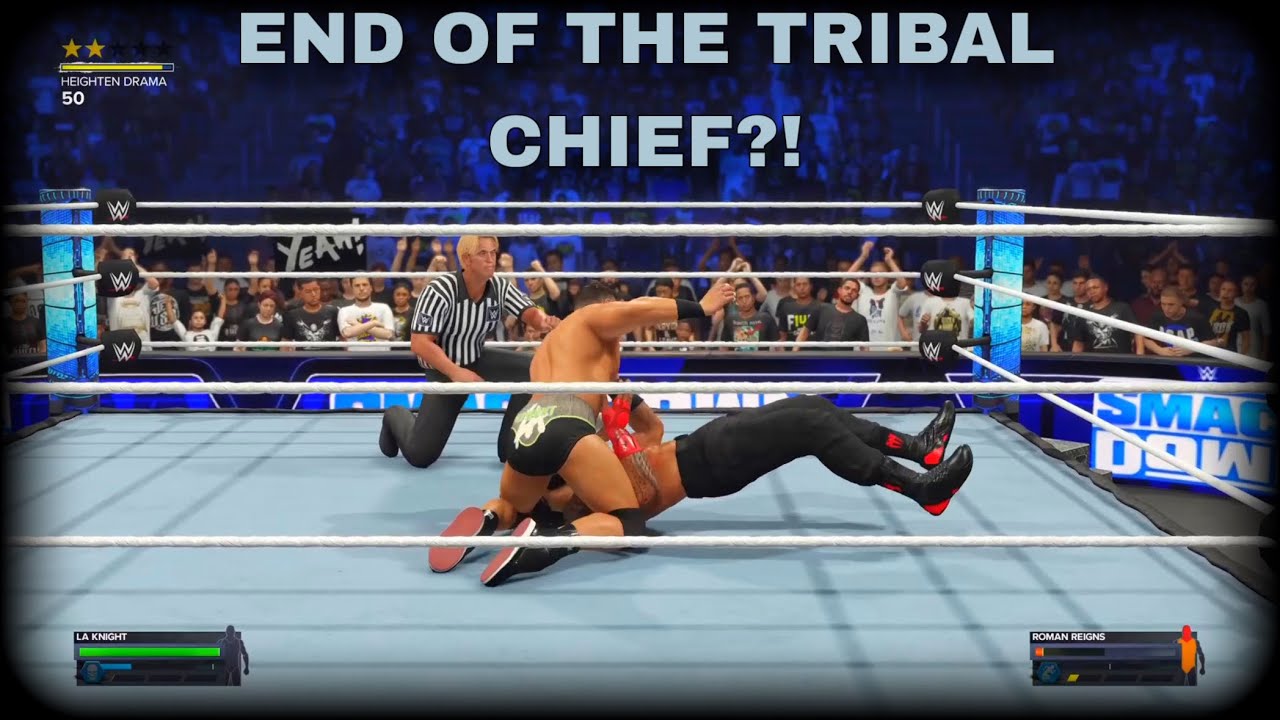 I Put LA Knight Against Roman Reigns in WWE 2K24… This Happened 😳