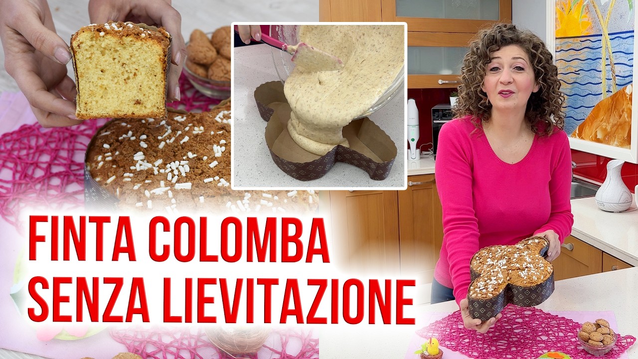 Finta Colomba agli Amaretti: Pronta in pochi Minuti e Senza Lievitazione! 🕊️