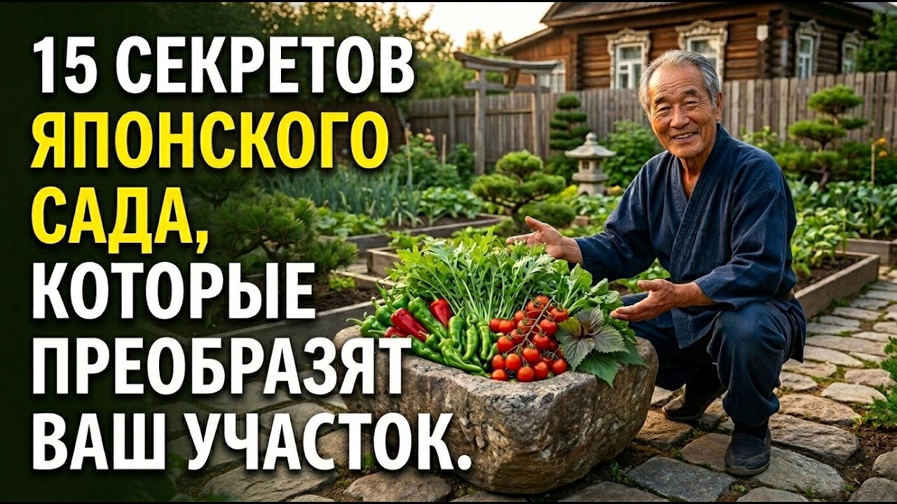 Японский сад на русских шести сотках: 15 секретов великого урожая