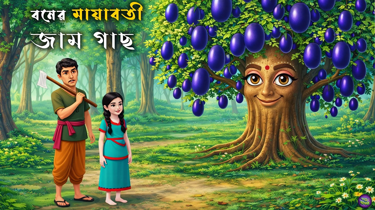 বনের মায়াবতী জাম গাছ | Bengali Moral Story | বাংলা কার্টুন | Bangla Village Cartoon | Golpo Sagar