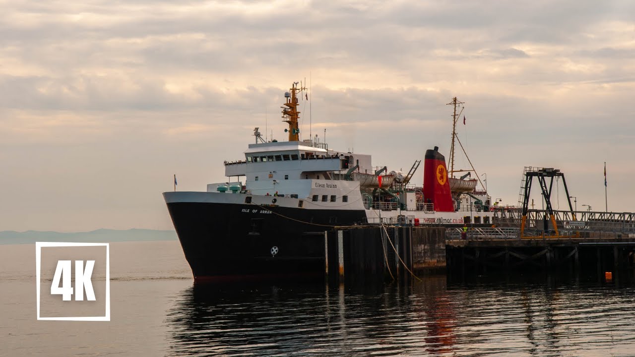 Travelling to Arran on the MV Isle of Arran | 4k Binaural Ambient