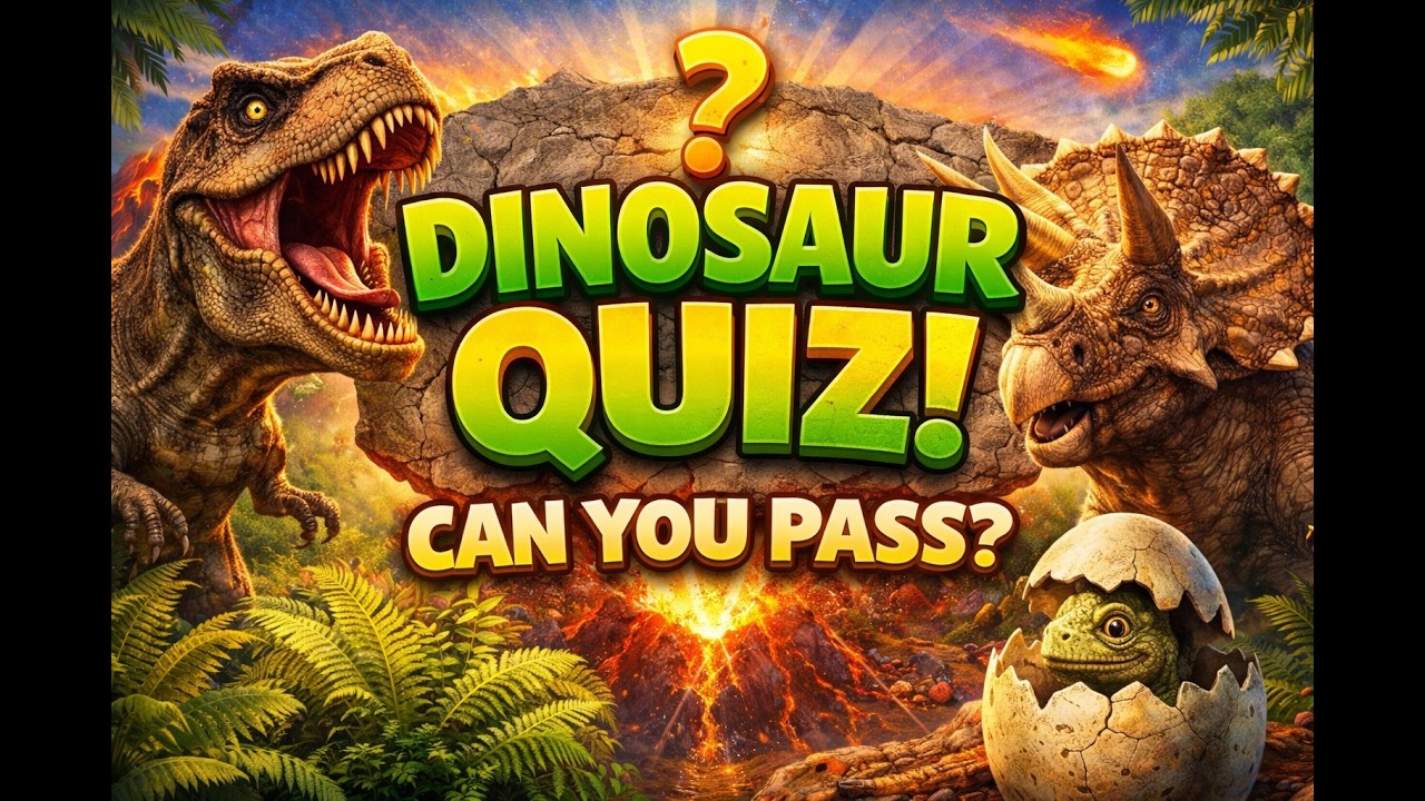 Dinosaur Quiz: Can you pass this Prehistoric test