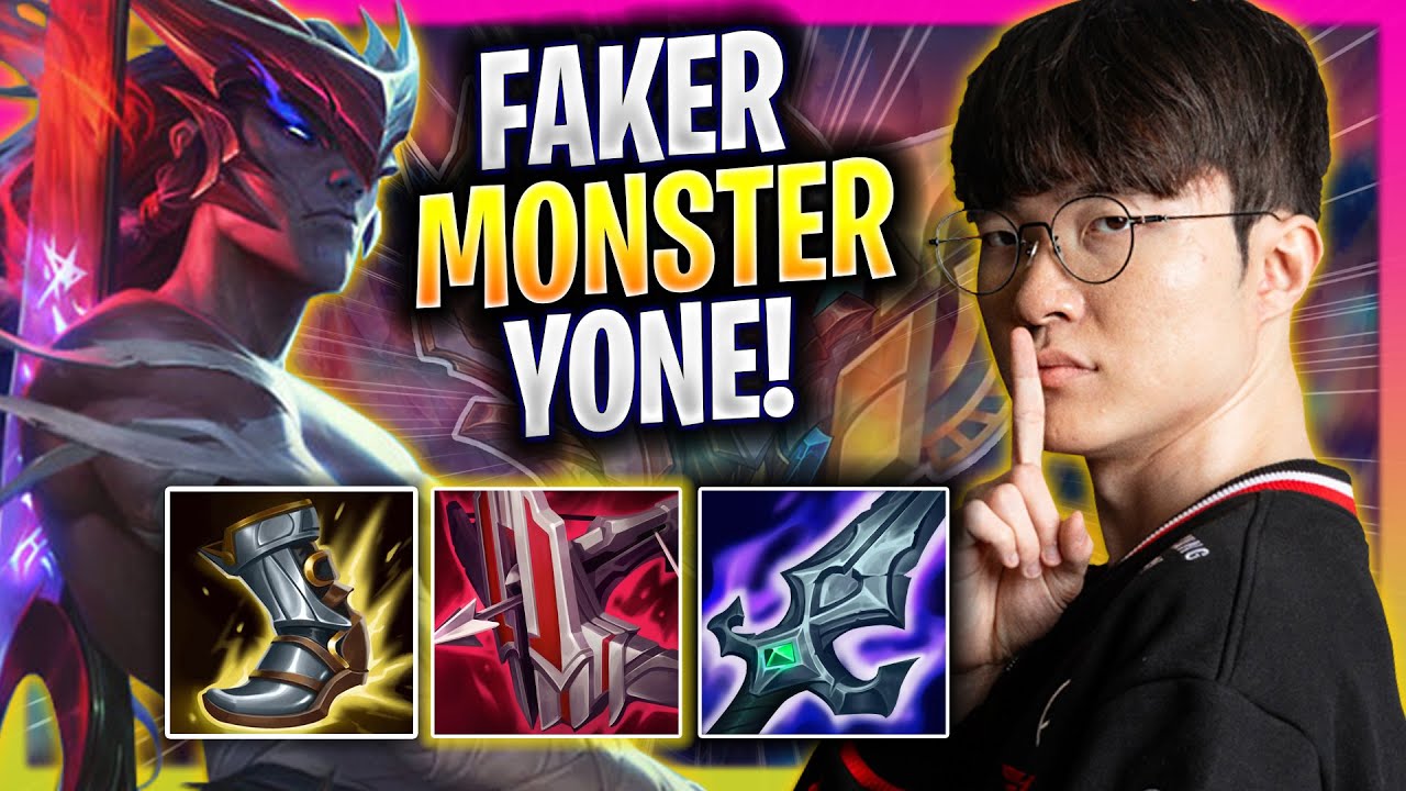 FAKER IS A MONSTER WITH YONE! - T1 Faker Plays Yone MID vs Corki! | Season 2025