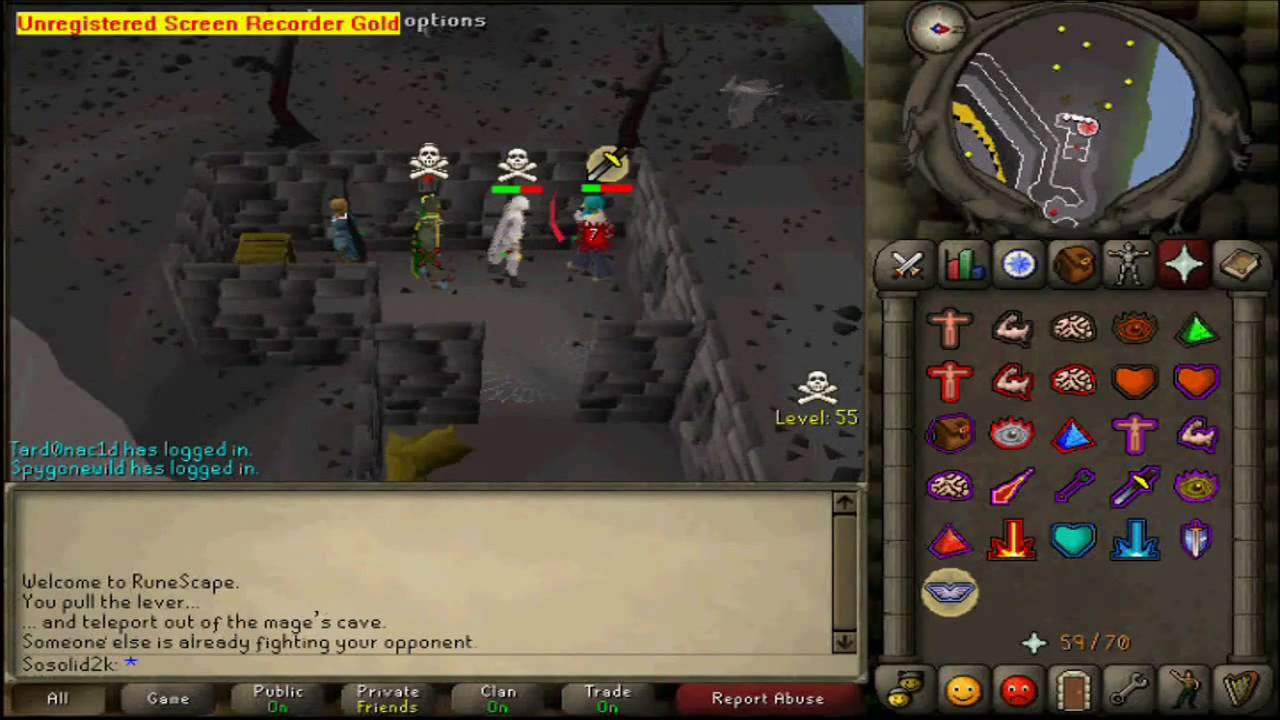 Runescape - Sosolid2k PKing Vid (Old Wildy - Re-upload)