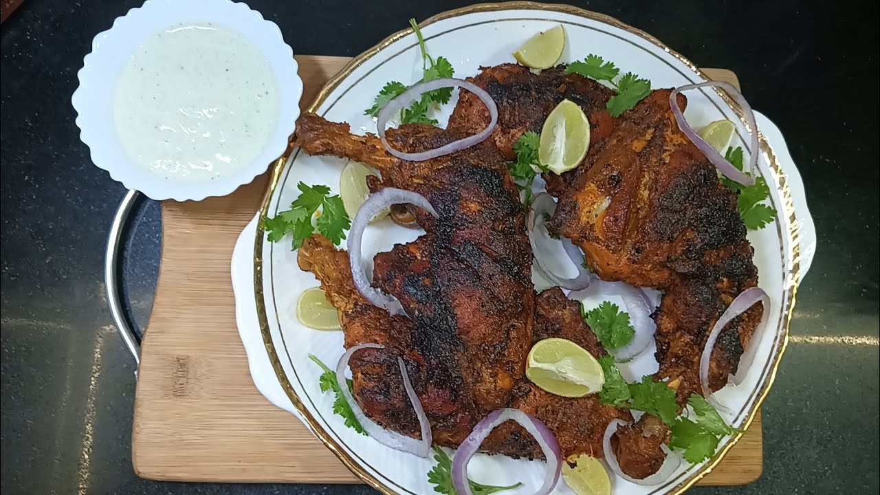 Without  oven without tandoor ke ghar per banaiye Chicken tandoori ekadam restaurant style