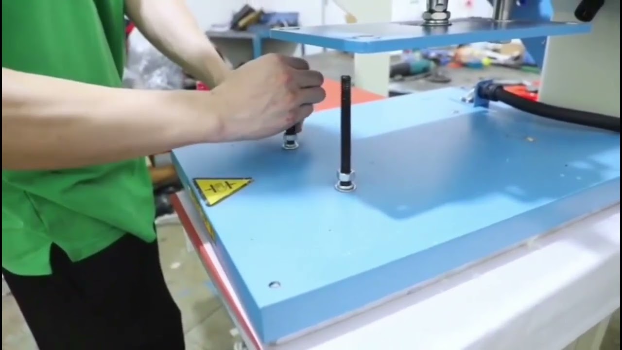 Small flatbed heat press to replace heating element and thermocouple
