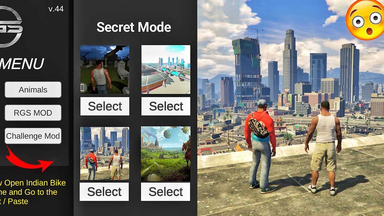 Indian bike driving 3D Plugin App Me Gta5 Mode Aa Gaya New Update IBD3D Plugin Secret Mode's😱 #1