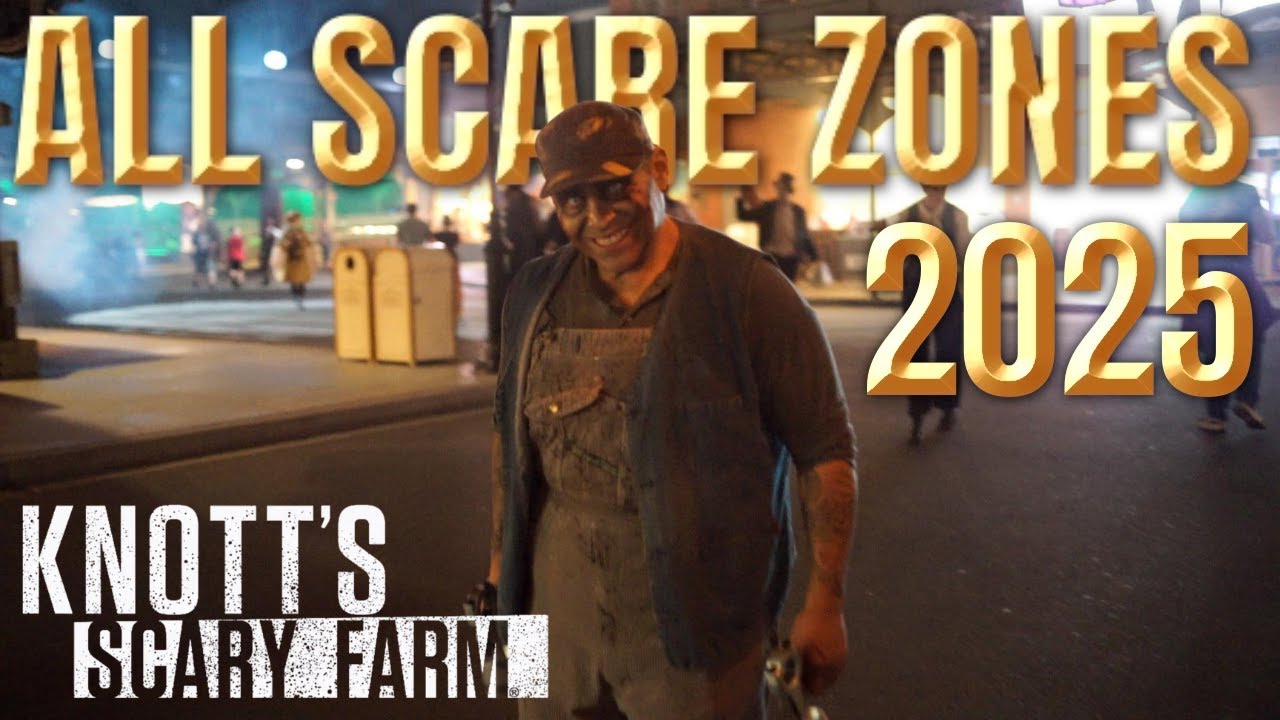 Все зоны страха в Knott's Scary Farm 2025