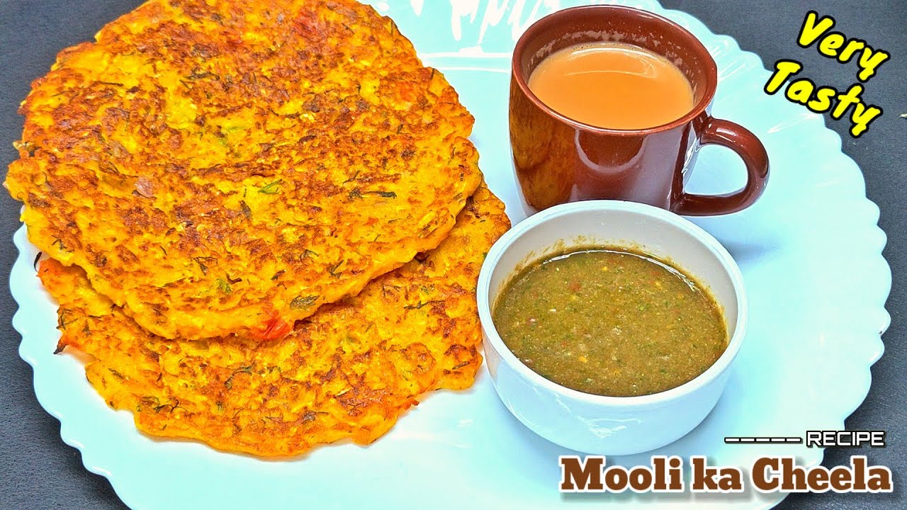 Mooli Ka Cheela Recipe | Mooli Ka Easy Nasta | Crispy And Soft Mooli Ka Cheela