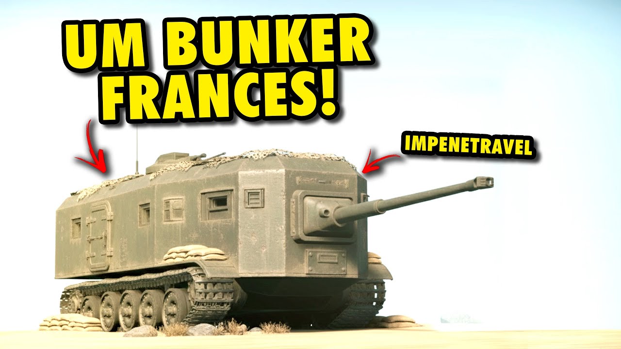 NENHUM TANQUE FOI CAPAZ DE DESTRUIR ESTE BUNKER MOVEL!!