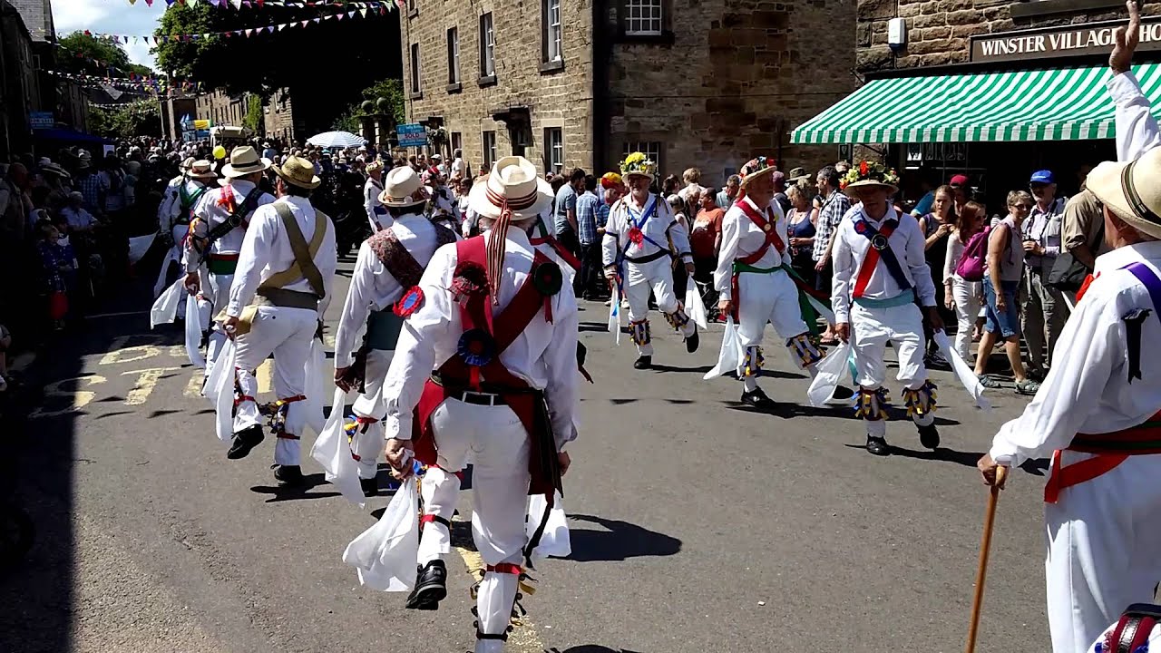 Winster Morris Men Perform At Winster Wakes 2015