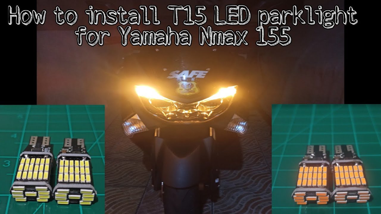 Yamaha NMAX 155: How to change or install park light (DIY)