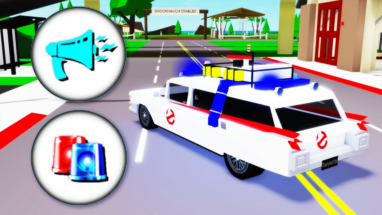 Roblox Brookhaven 🏡RP СЕКРЕТЫ ТРАНСПОРТНЫХ СРЕДСТВ ИЗ GHOSTBUSTERS (Новое обновление)