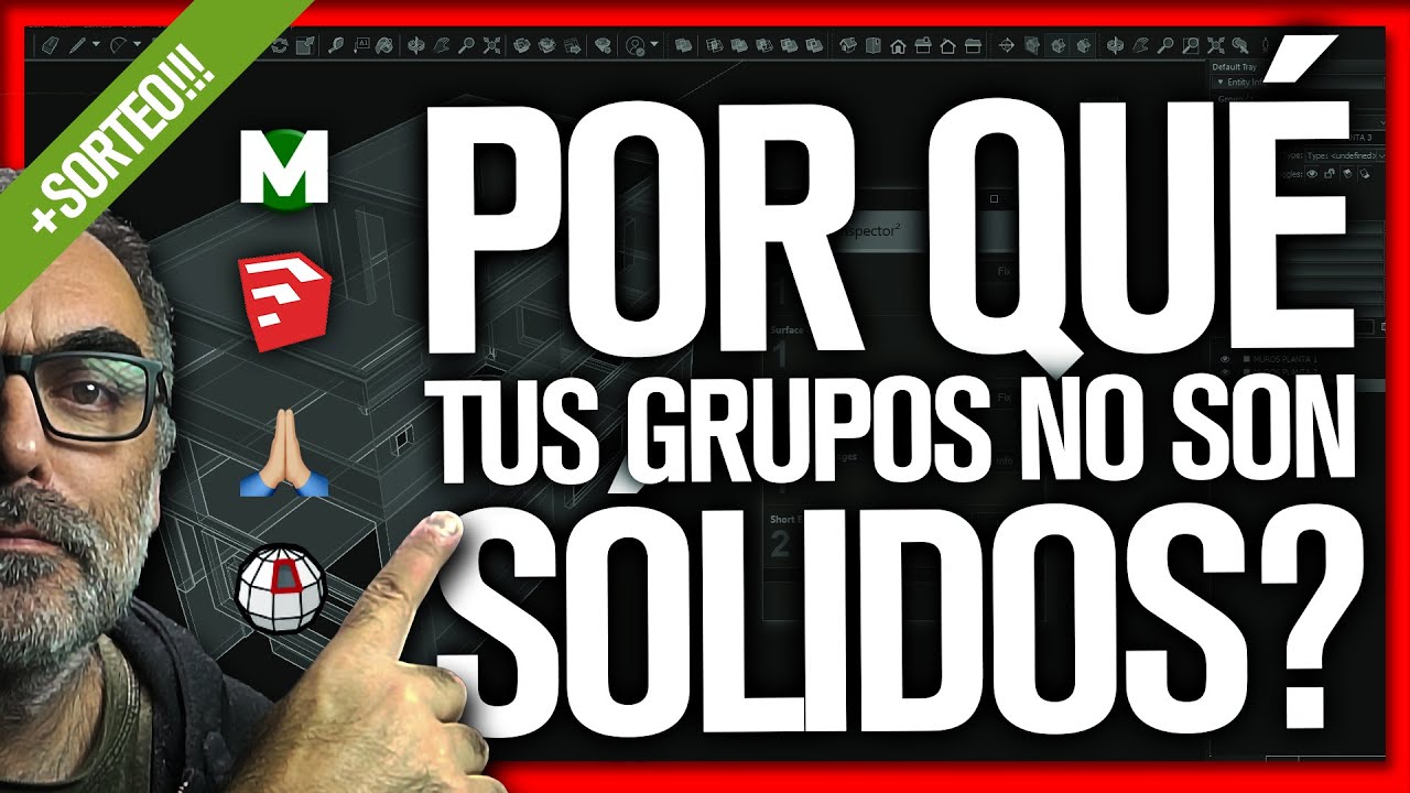 SOLIDOS SketchUp | por qué no siempre funcionan? | Sirve el Solid Inspector?
