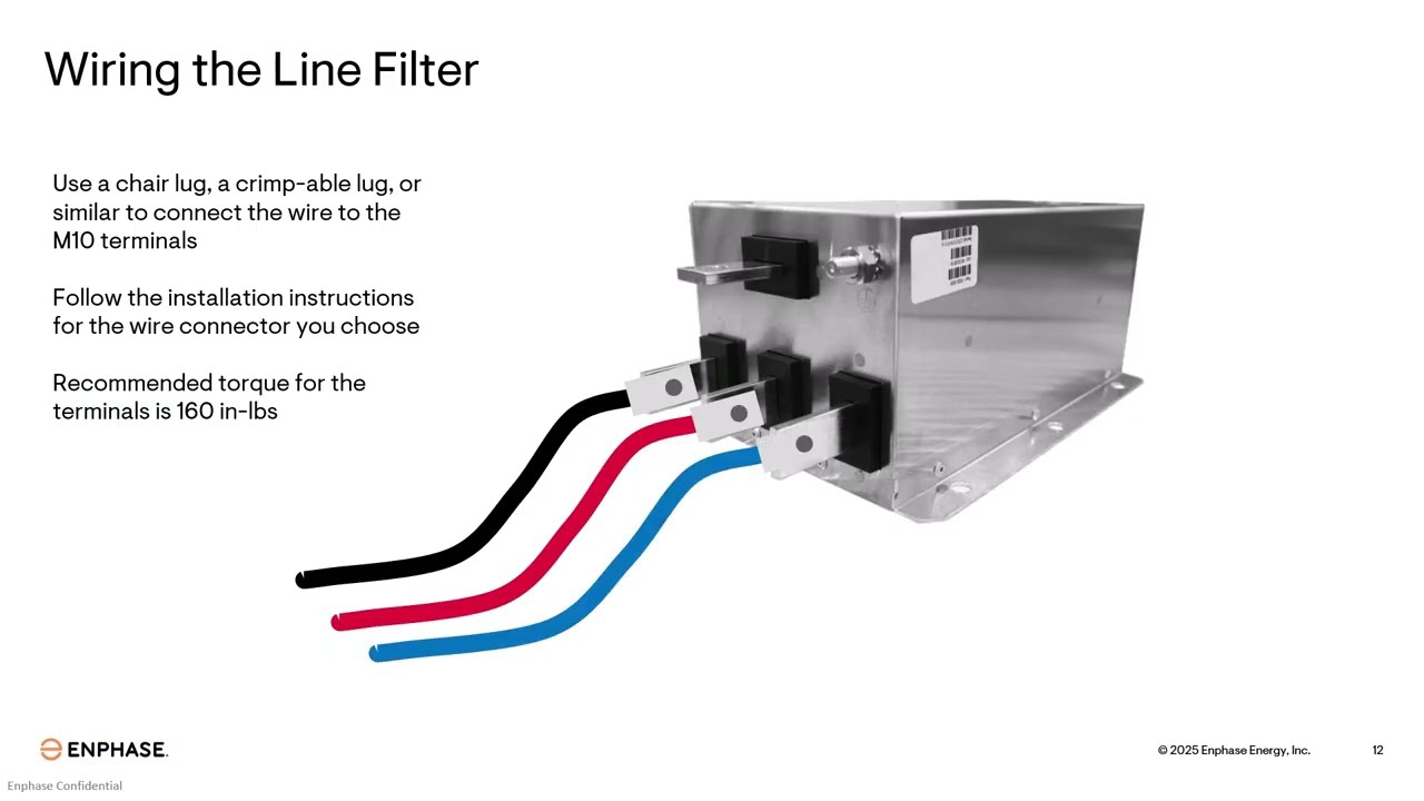 Adding a Line Filter to your Enphase Commercial Installation