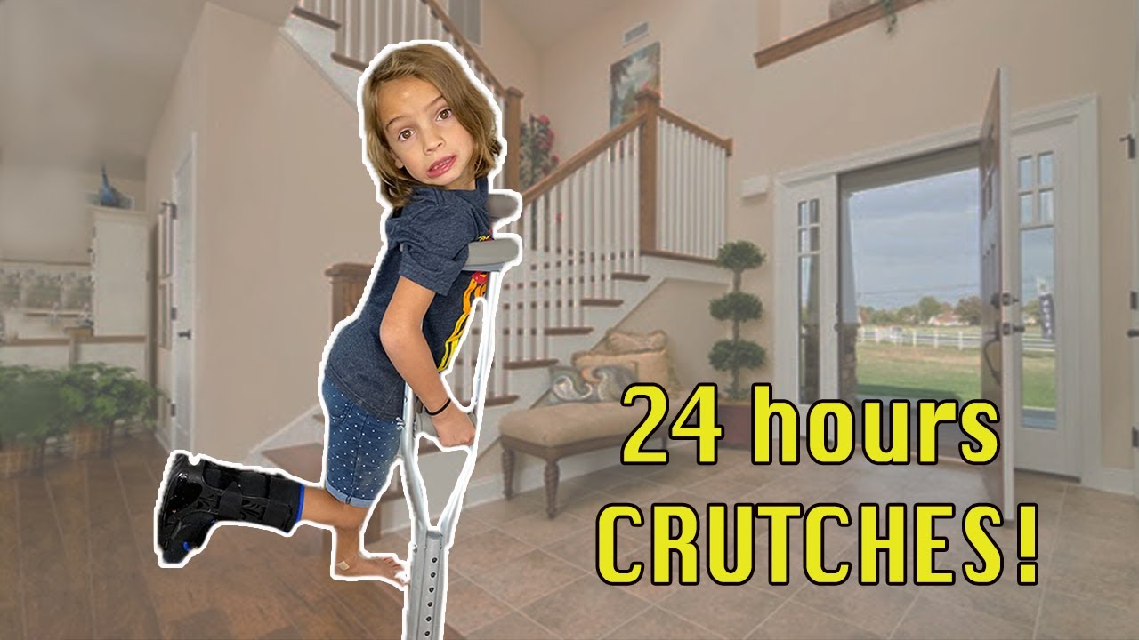 24 hrs on CRUTCHES! Last to drop the CRUTCHES pt.2