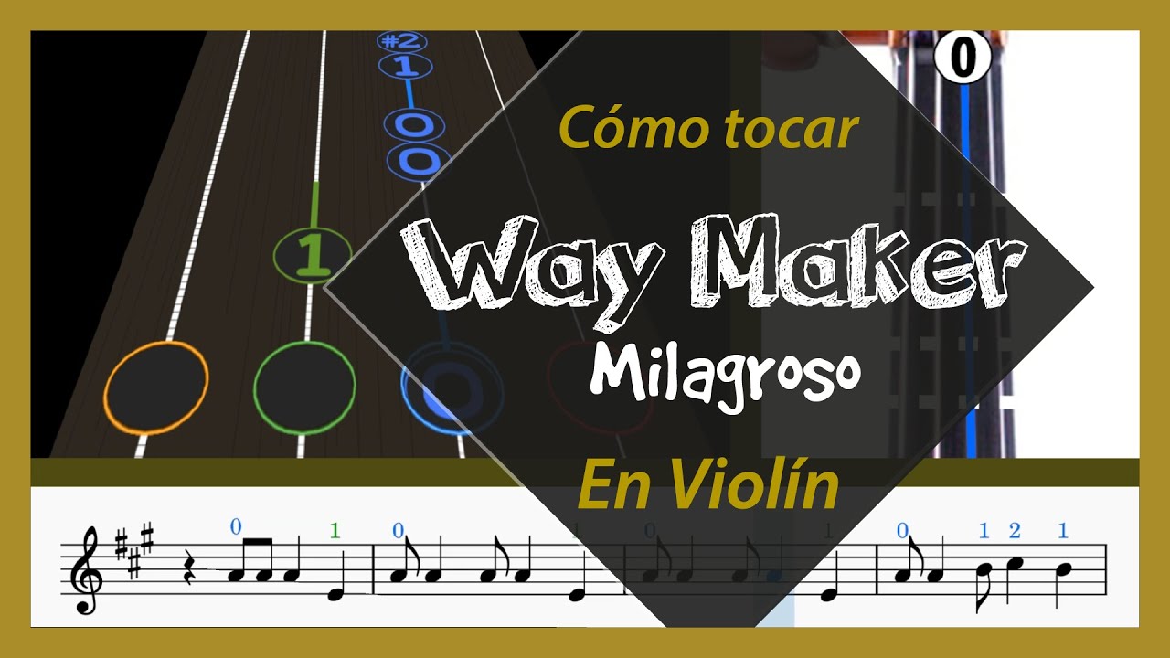 Way Maker (Milagroso) | Violín🎻 Play along