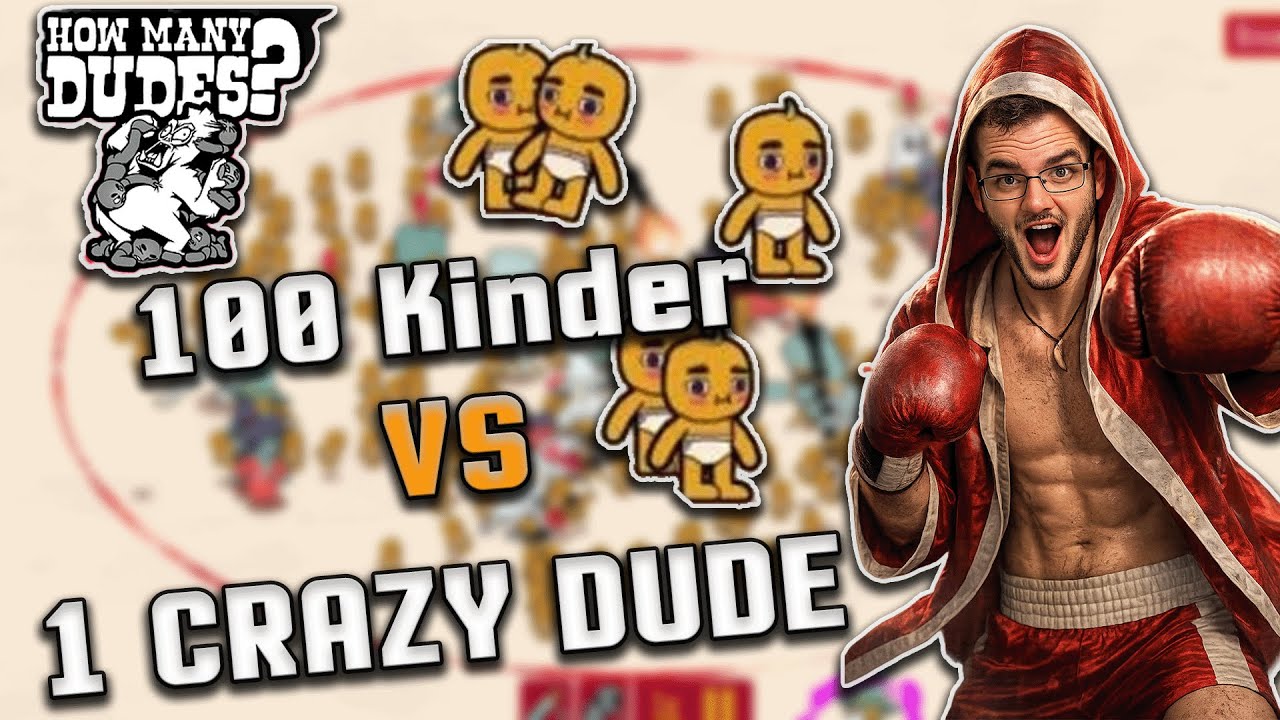 100 KINDER vs ein Typen… und es wird komplett absurd 😂