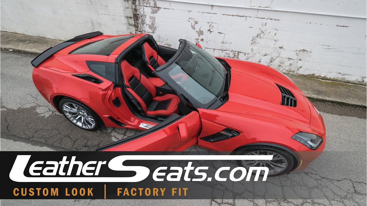 Chevrolet C7 Z06 Corvette Torch Red Custom Interior - LeatherSeats.com