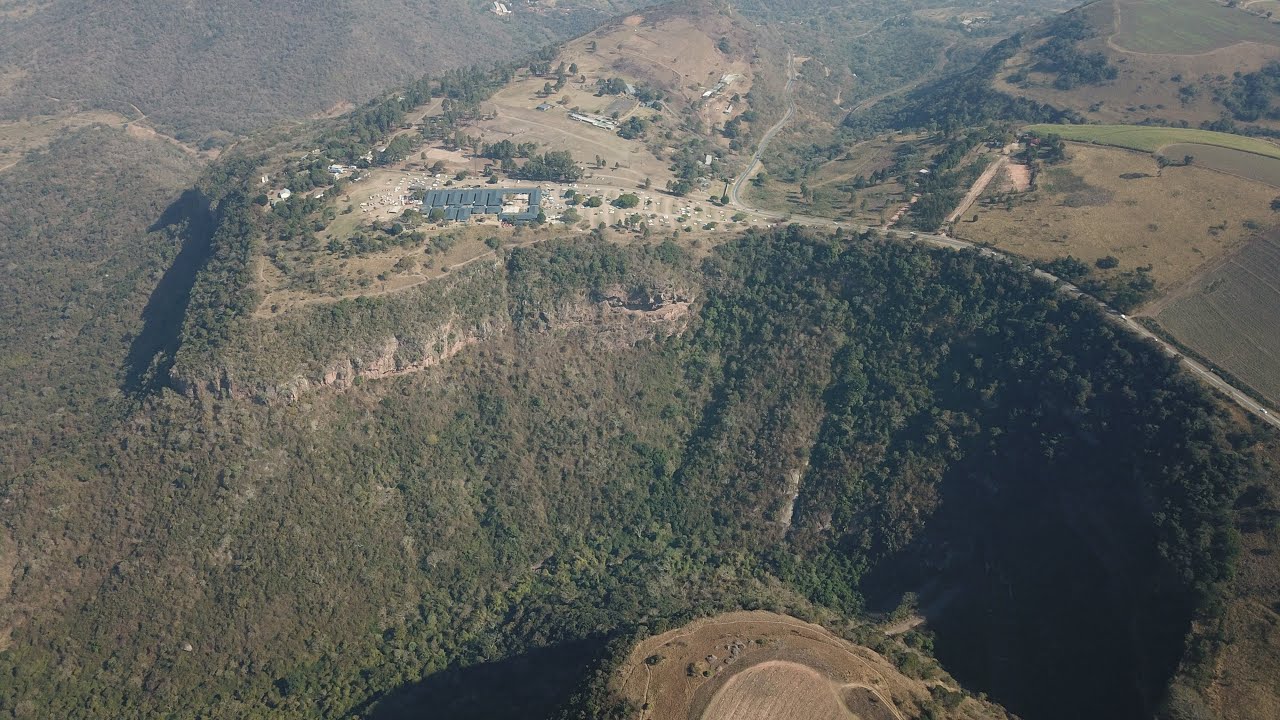 Flying over shongweni farmers market.