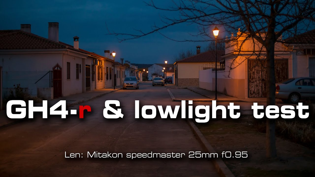 Low light test with GH4-r & v-log