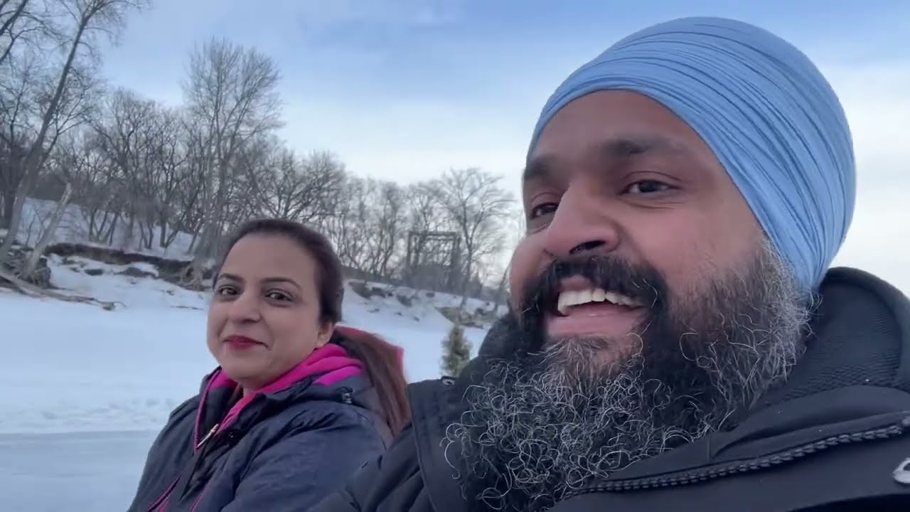 We went to The Forks in Winnipeg| beautiful weather | winter fun at the forks| snow bike ride| 