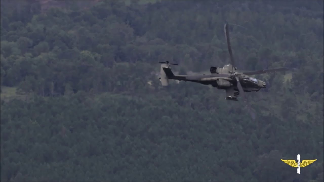 Fort Rucker Joint Training Exercise with UH-64 Apache Helicopters