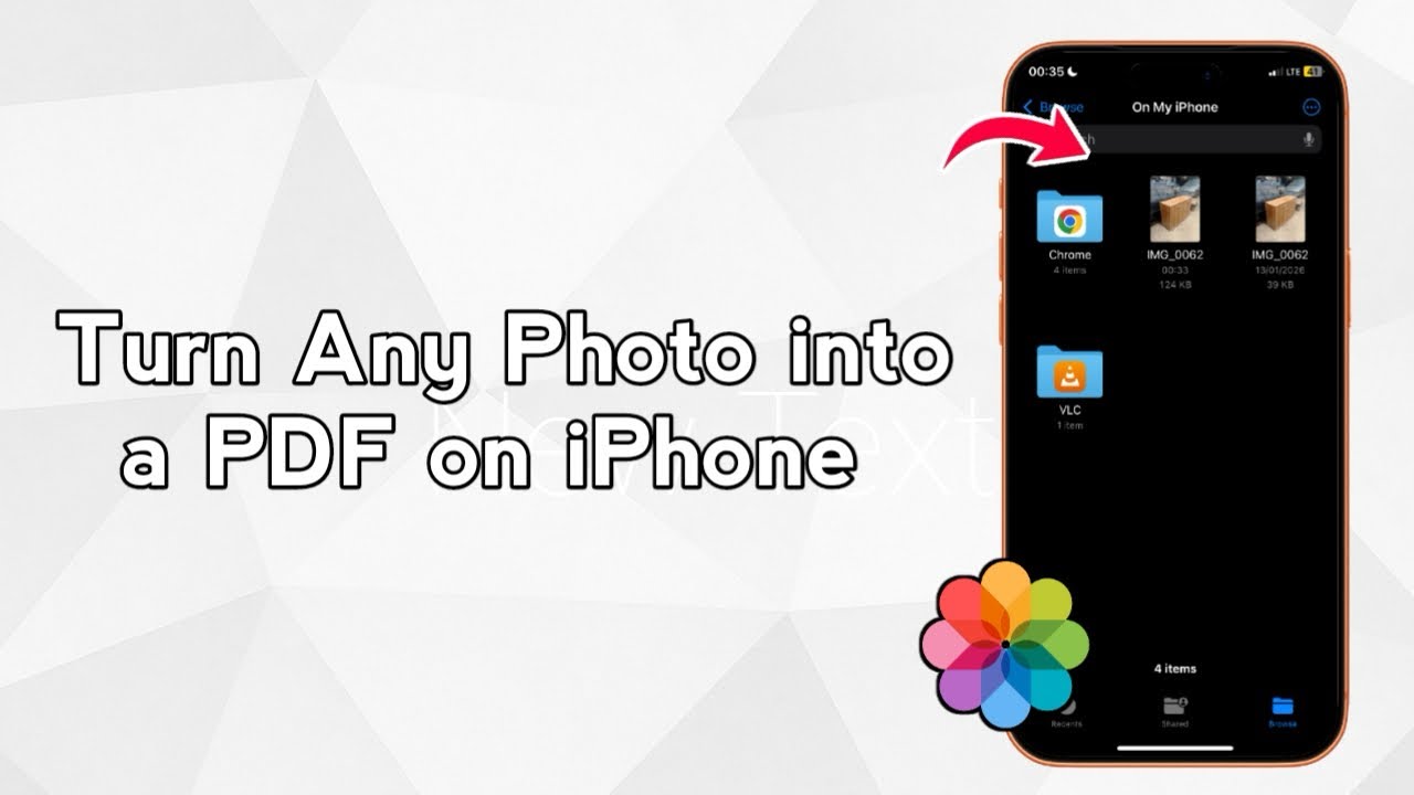Превратите любую фотографию в PDF на iPhone (просто)
