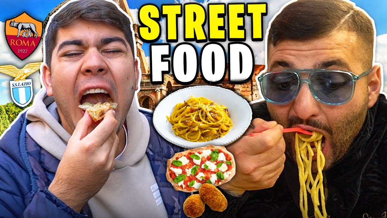 🧡🍝 MANGIAMO SOLO STREET FOOD ROMA per 24 ORE!! Che goduria!