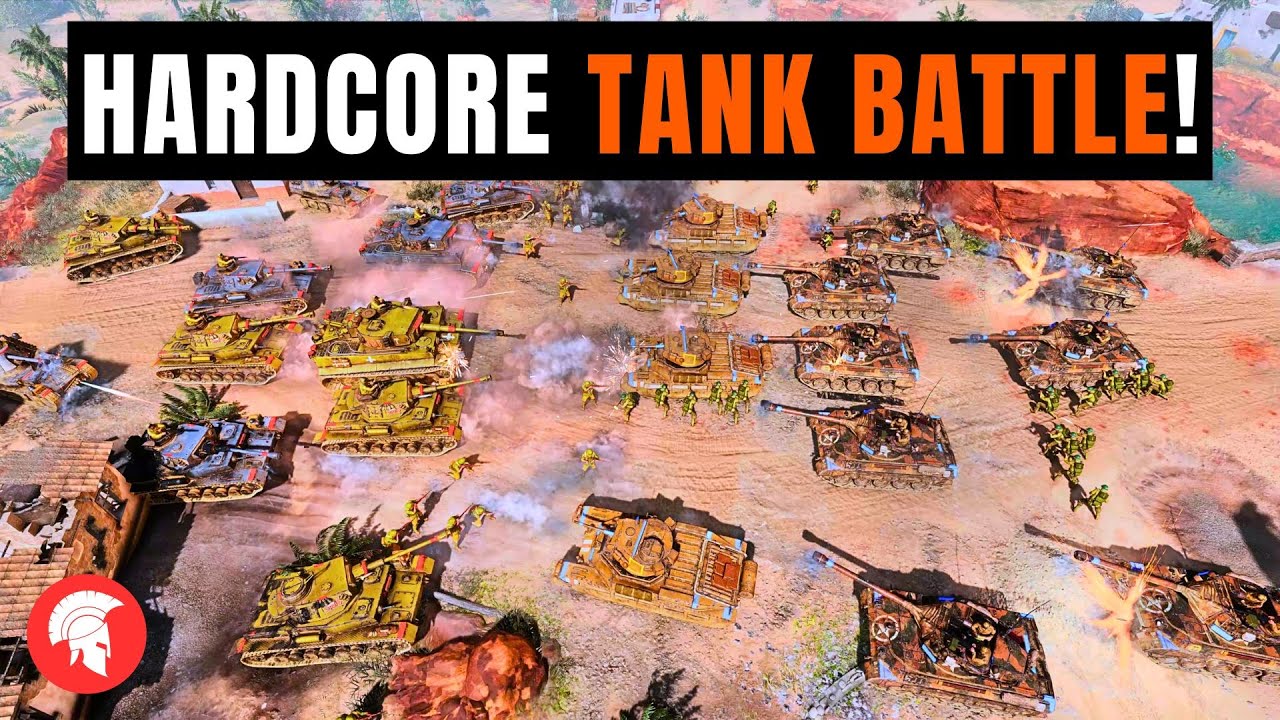 HARDCORE TANK BATTLE! - Company of Heroes 3 - US Forces Gameplay - 4vs4 Multiplayer - No Commentary