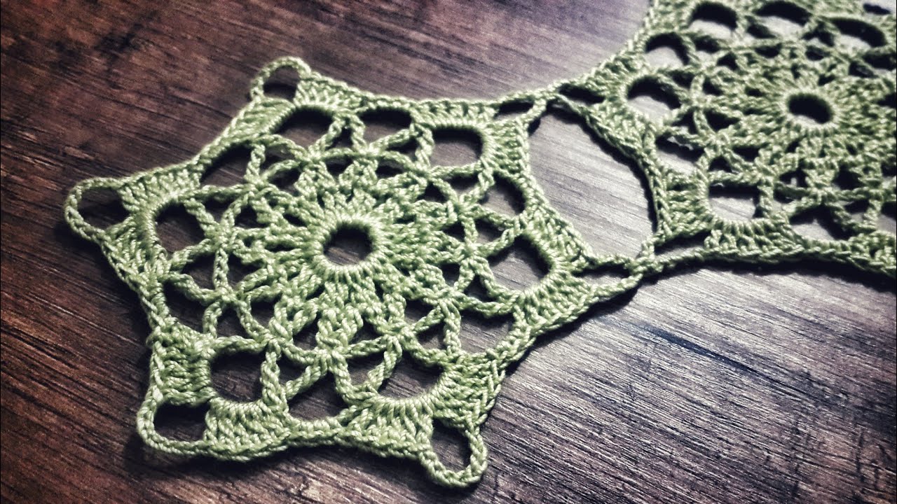 Tığişi Örgü motif yapımı & Runner Masa Örtüsü & Crochet