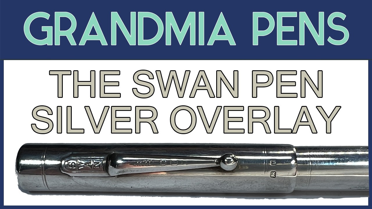 Ручка Swan с гладким серебристым покрытием.