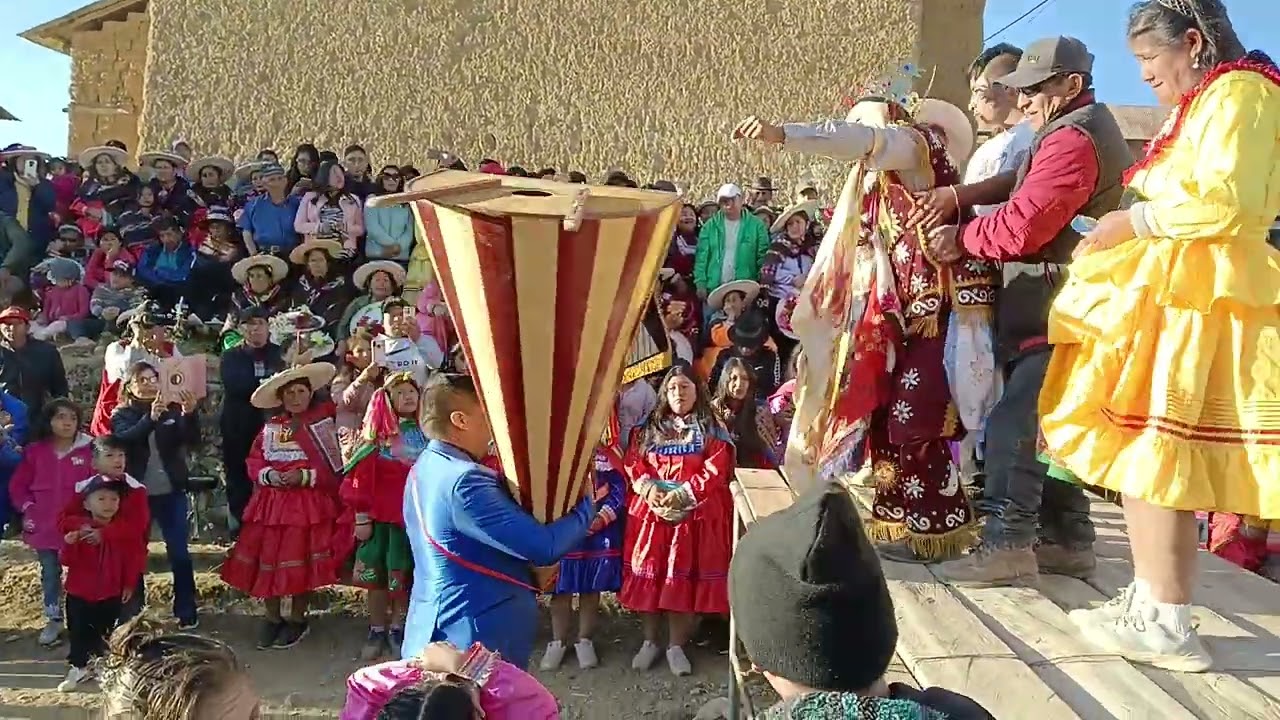 Fiesta costumbrista d la comunidad de Tongos muerte del Inca Huascar e.