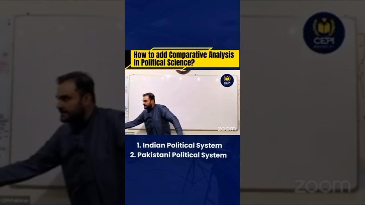 How to integrate Comparative Analysis in Political Science? #css #civilservices #politicalscience