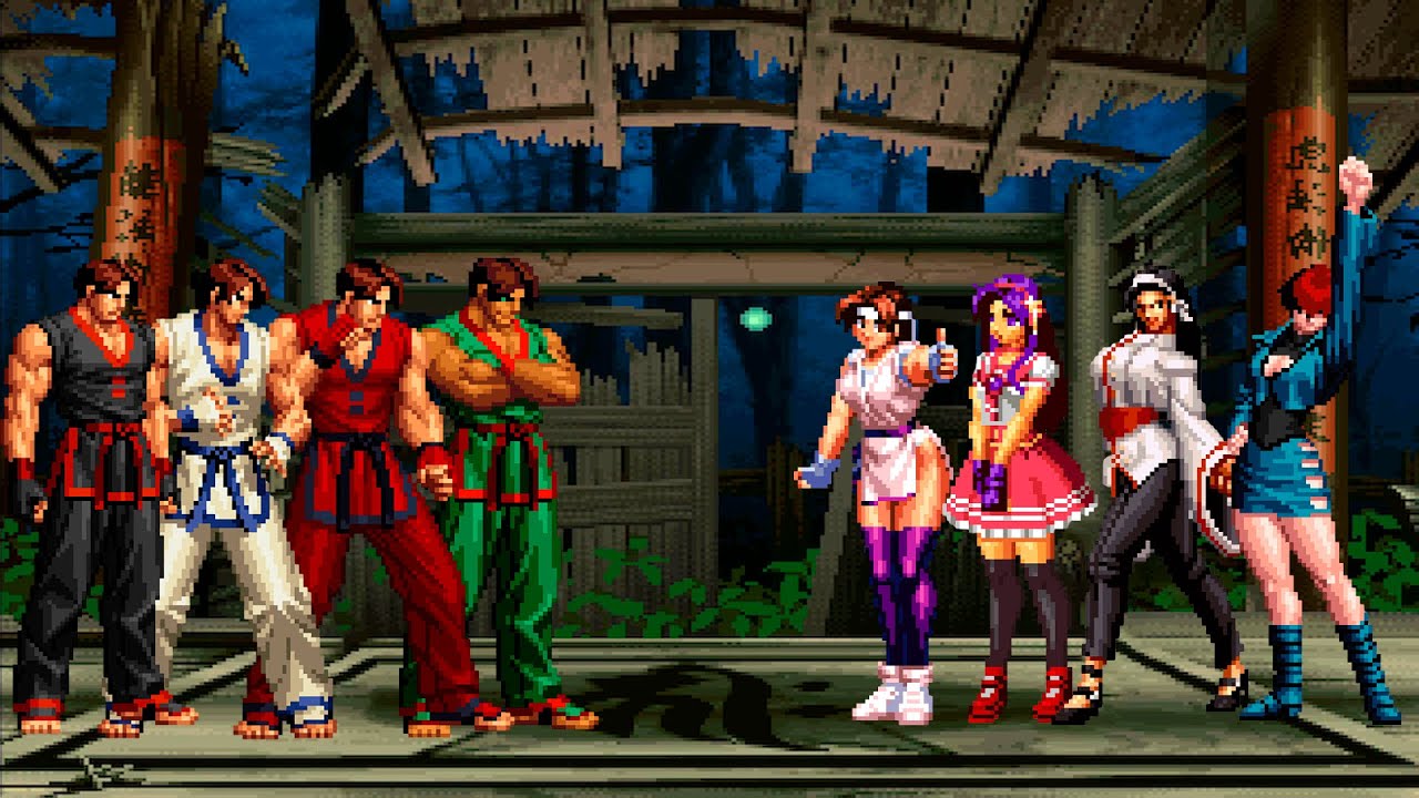 [KOF Mugen] Kim Kaphwan Team vs Girls Team