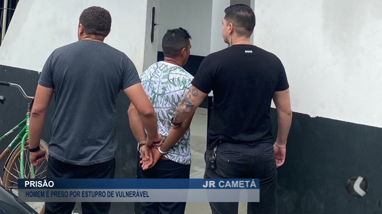 POLÍCIA CIVIL CUMPRE DE MANDADO DE PRISÃO DE UM HOMEM POR ESTUPRO DE VULNERÁVEL.