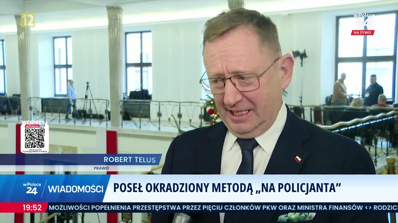 NASZ NEWS! Poseł okradziony metodą na policjanta