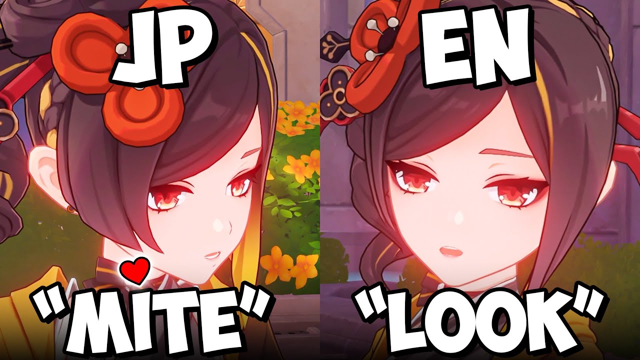 ENG VS JPN CHIORI Voice Genshin Impact