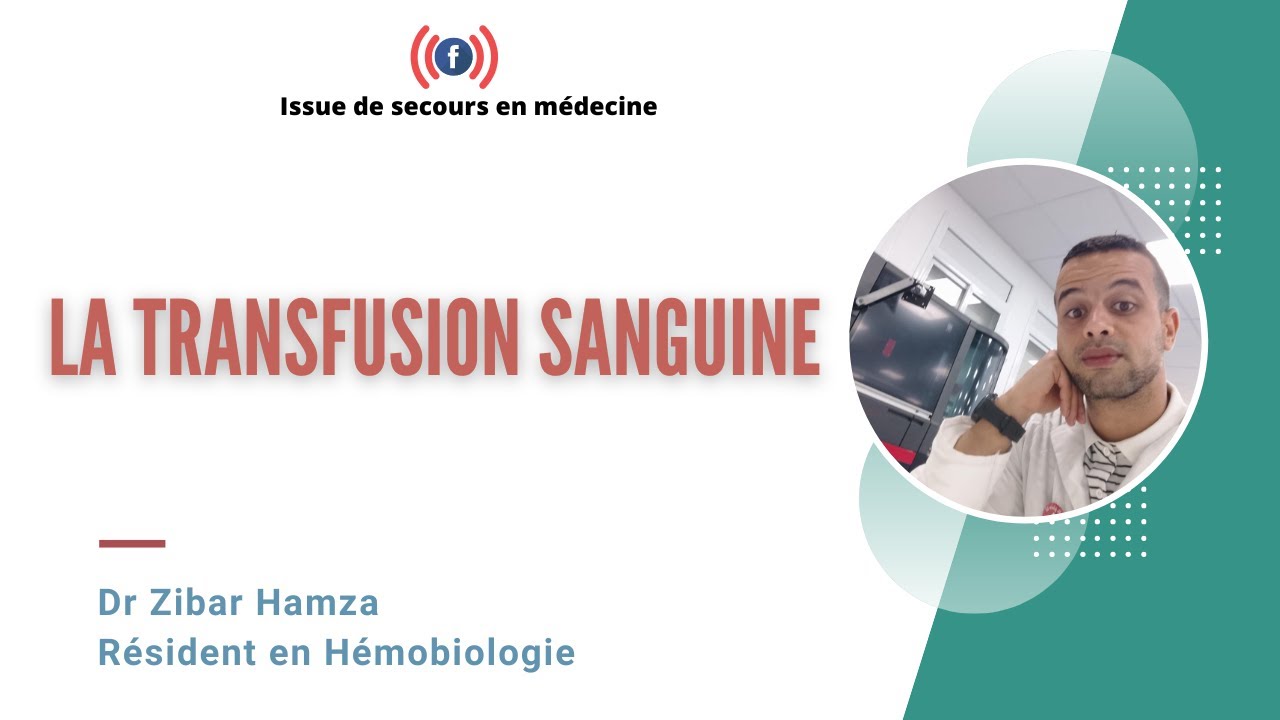 La transfusion sanguine