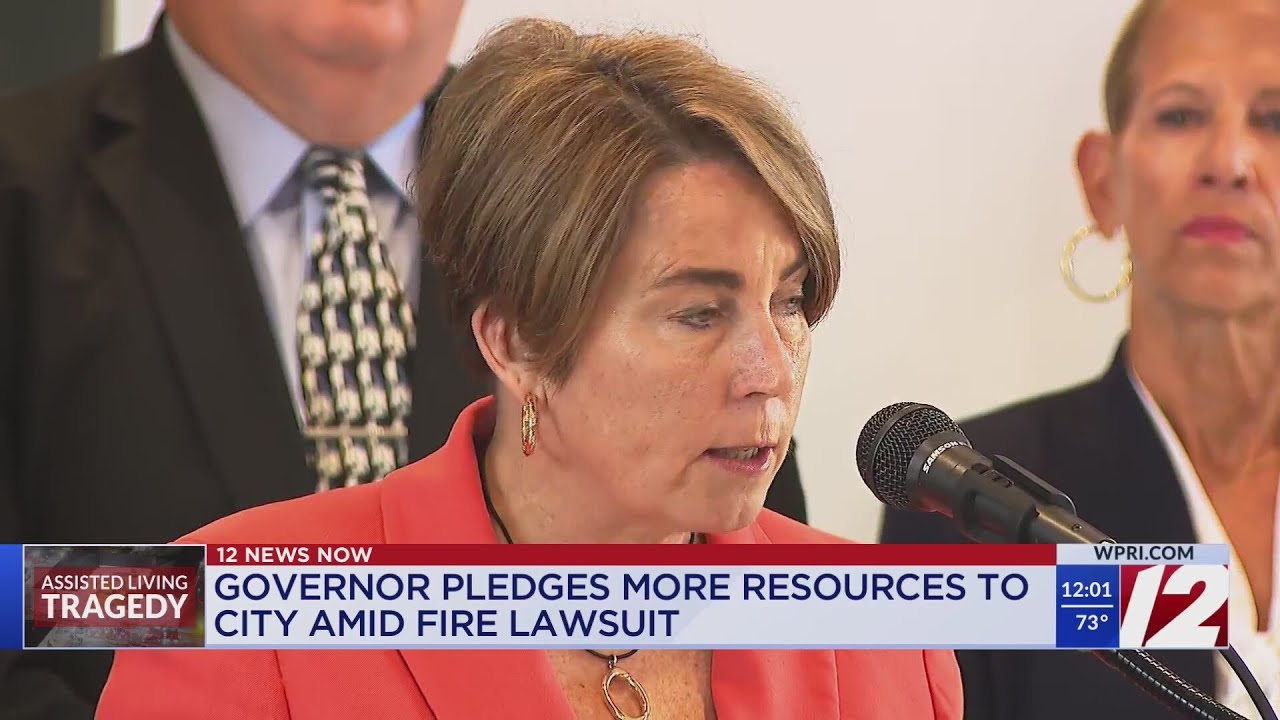 Lawsuit filed after deadly Gabriel House fire as Governor Healey visits Fall River