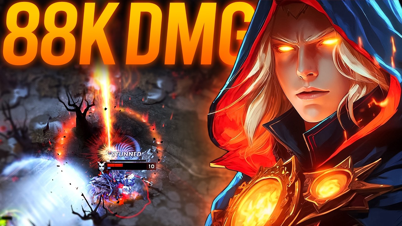 EPIC 54-Min Game!! Invoker 88K DMG Dealt vs QoP Mid | Dota 2 Invoker