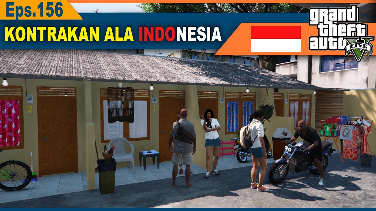 KONTRAKAN 3 PETAK - REAL LIFE GTA 5 MOD INDONESIA - Episode 156