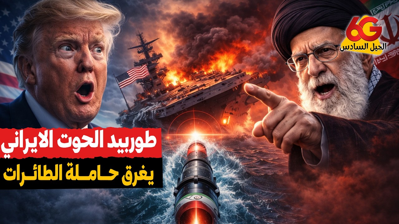 طوربيد الحوت الايراني  في مواجهة جيرالد فورد .. نهاية عصر حاملات الطائرات؟