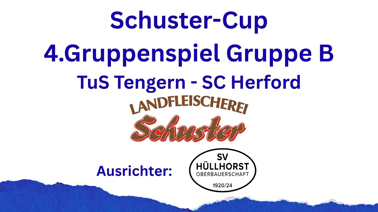 Schuster Cup, TuS Tengern - SC Herford