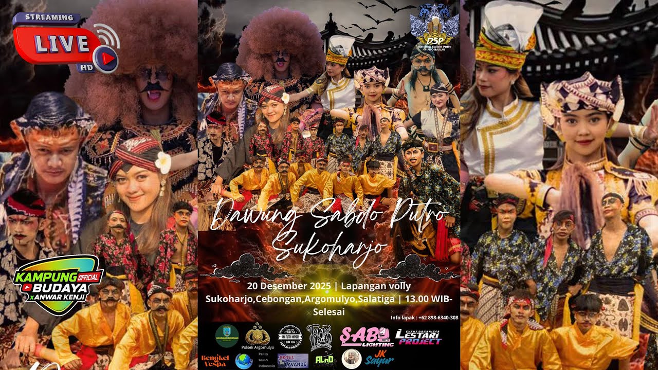Live Siang Dawung Saboto Putro Sukoharjo Lap.volly Cebongan ,Argomulyo Salatiga - Lestari Project