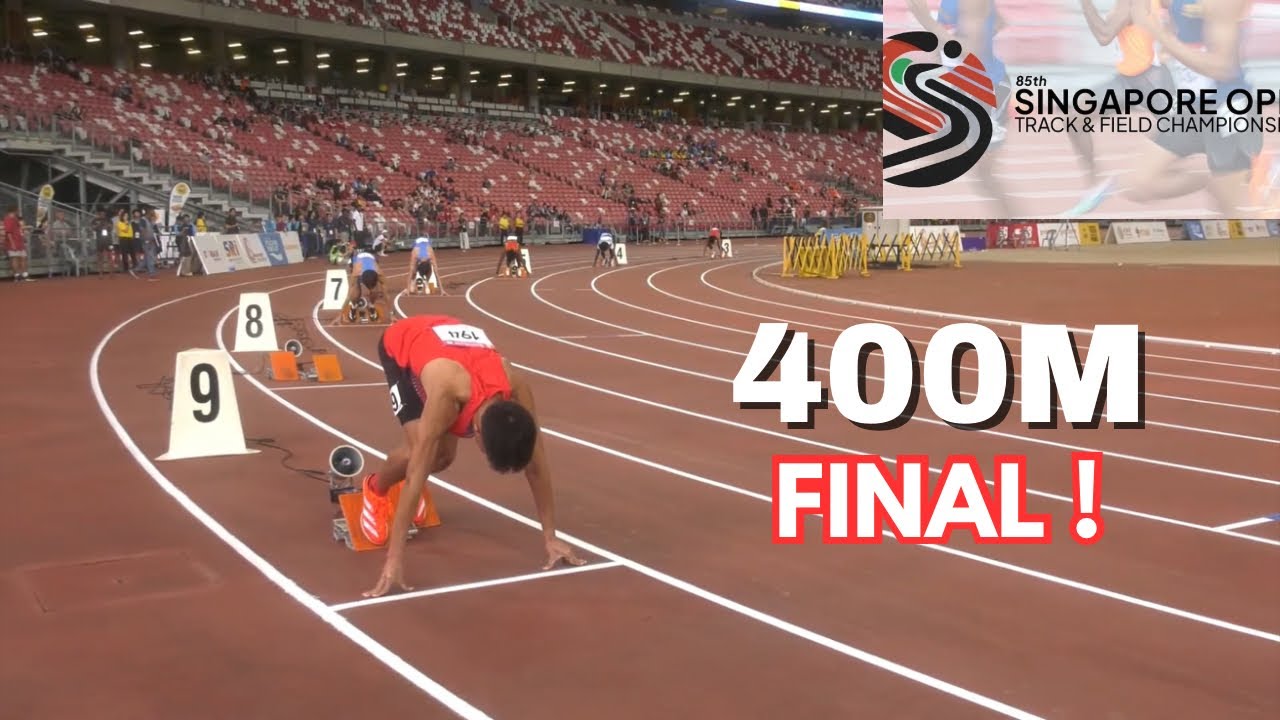 400m Men Open Final | 85th Singapore Open Track and Field Championships 2025