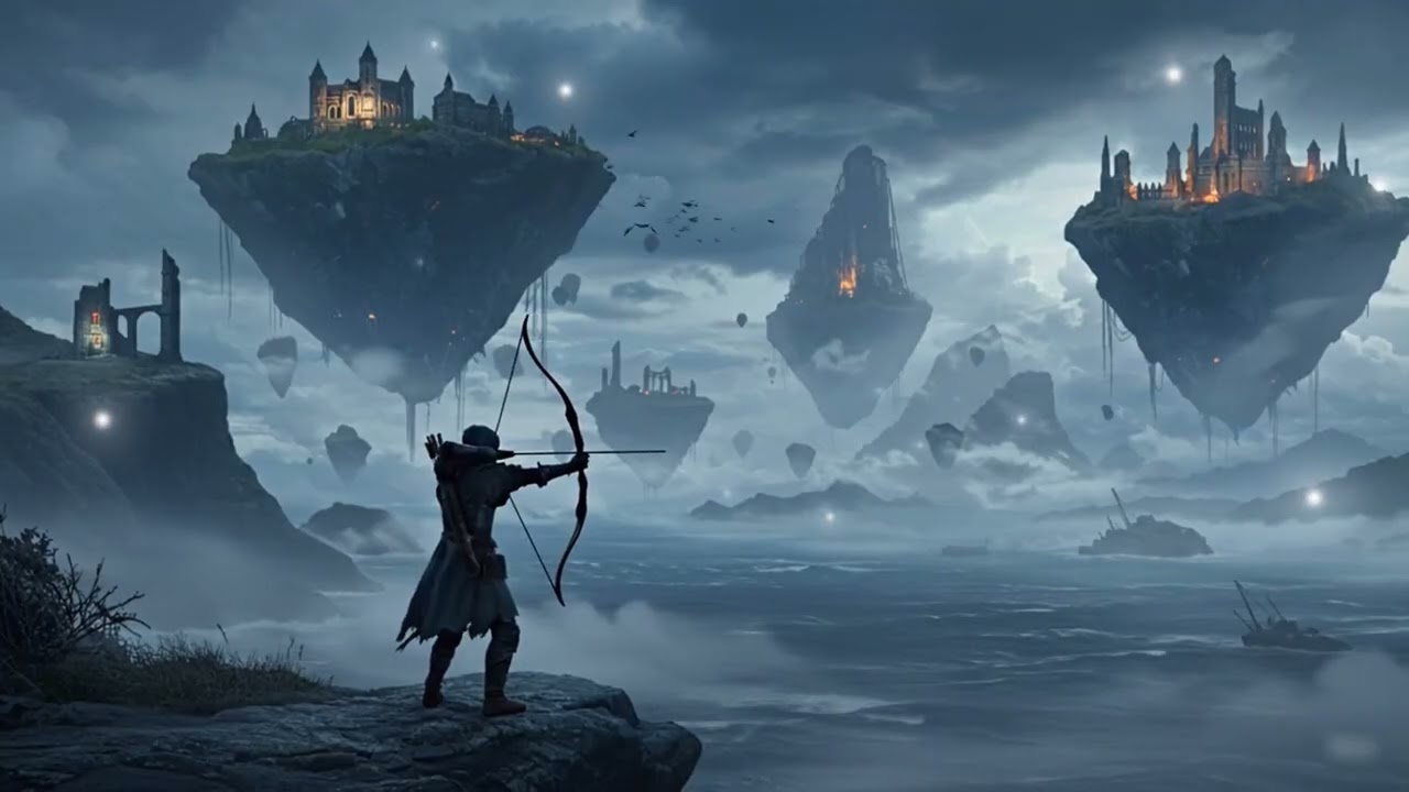The Wanderer and the Floating Isles | Epic Fantasy Music & Cinematic Ambience